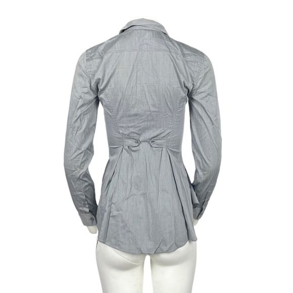 Armani Exchange Peplum Button Up Shirt Size XS - Picture 2 of 3